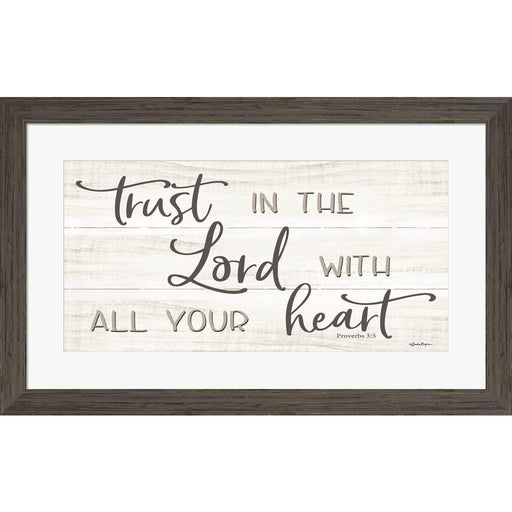Trust in the Lord by Susie Boyer, Framed Art