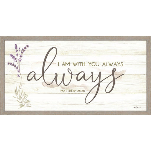 I Am with You Always by Susie Boyer, Framed Art