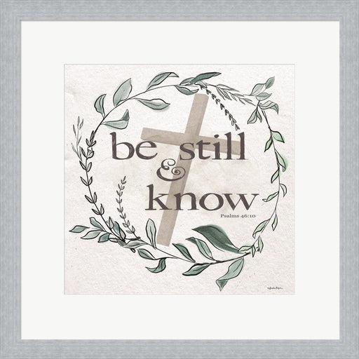 Be Still & Know by Susie Boyer, Framed Art
