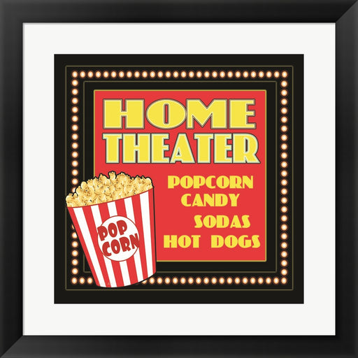 Home Movie Theater by Cindy Jacobs, Framed Art