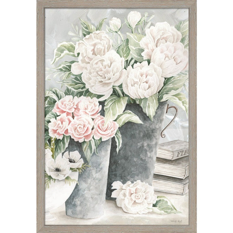 Plentiful Blooms I by Cindy Jacobs, Framed Art