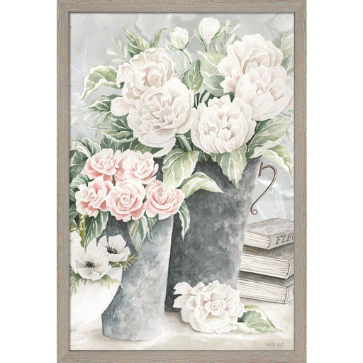 Plentiful Blooms I by Cindy Jacobs, Framed Art