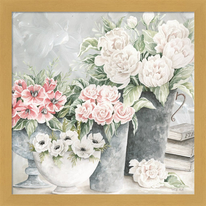 Plentiful Blooms II by Cindy Jacobs, Framed Art