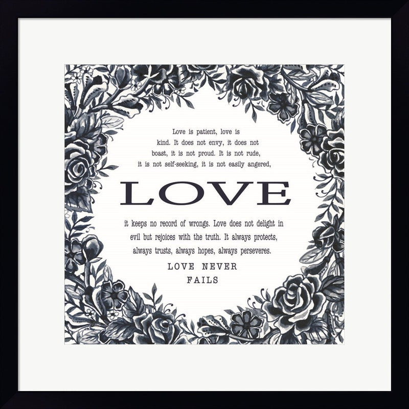 Love is Patient by Cindy Jacobs, Framed Art