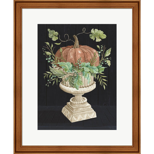 Pumpkin on Display by Cindy Jacobs, Framed Art