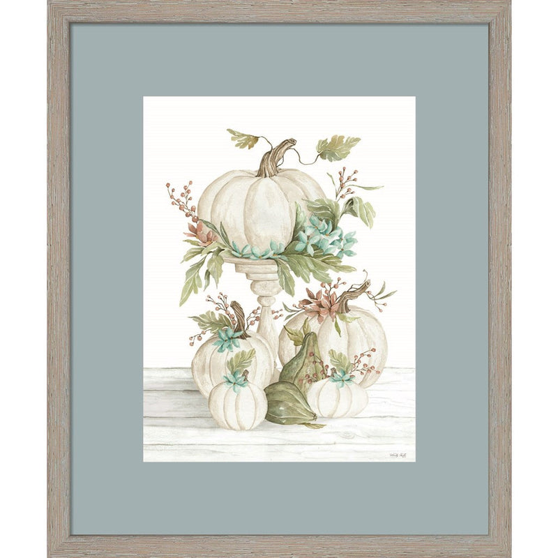 Pretty Pumpkins by Cindy Jacobs, Framed Art