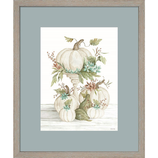 Pretty Pumpkins by Cindy Jacobs, Framed Art