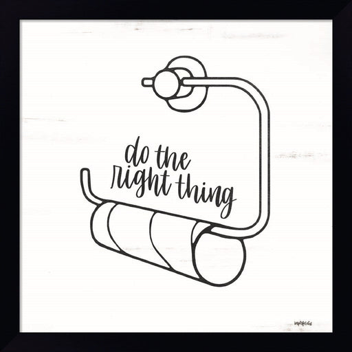 Empty Toilet Paper Roll by Imperfect Dust, Framed Art