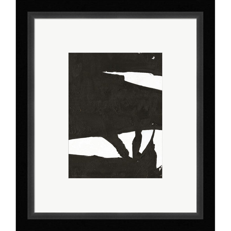 Black & White Abstract 1 by Kamdon Kreations, Framed Art