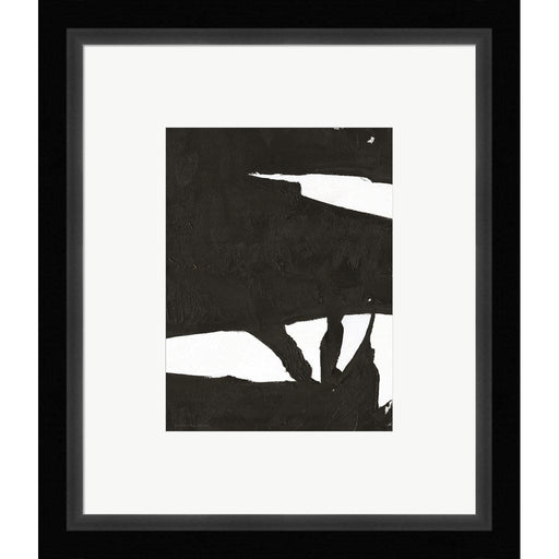 Black & White Abstract 1 by Kamdon Kreations, Framed Art