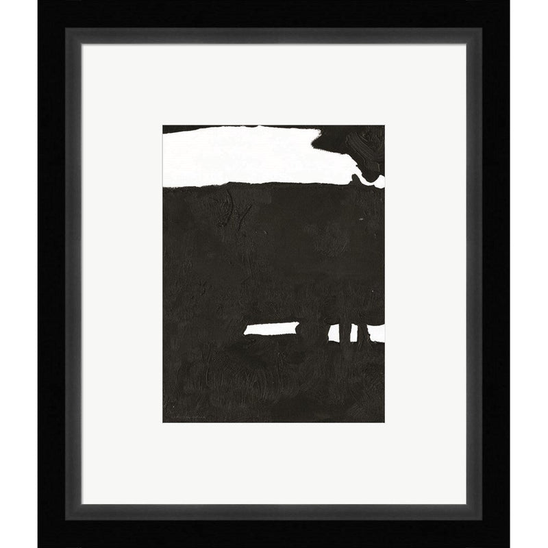 Black & White Abstract 2 by Kamdon Kreations, Framed Art