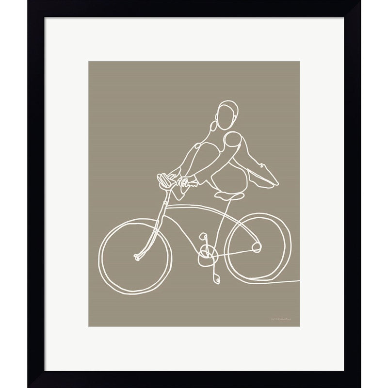 Feet on the Bike I by Kamdon Kreations, Framed Art