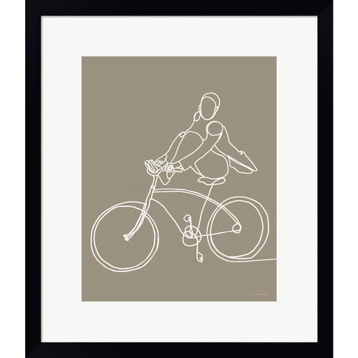 Feet on the Bike I by Kamdon Kreations, Framed Art