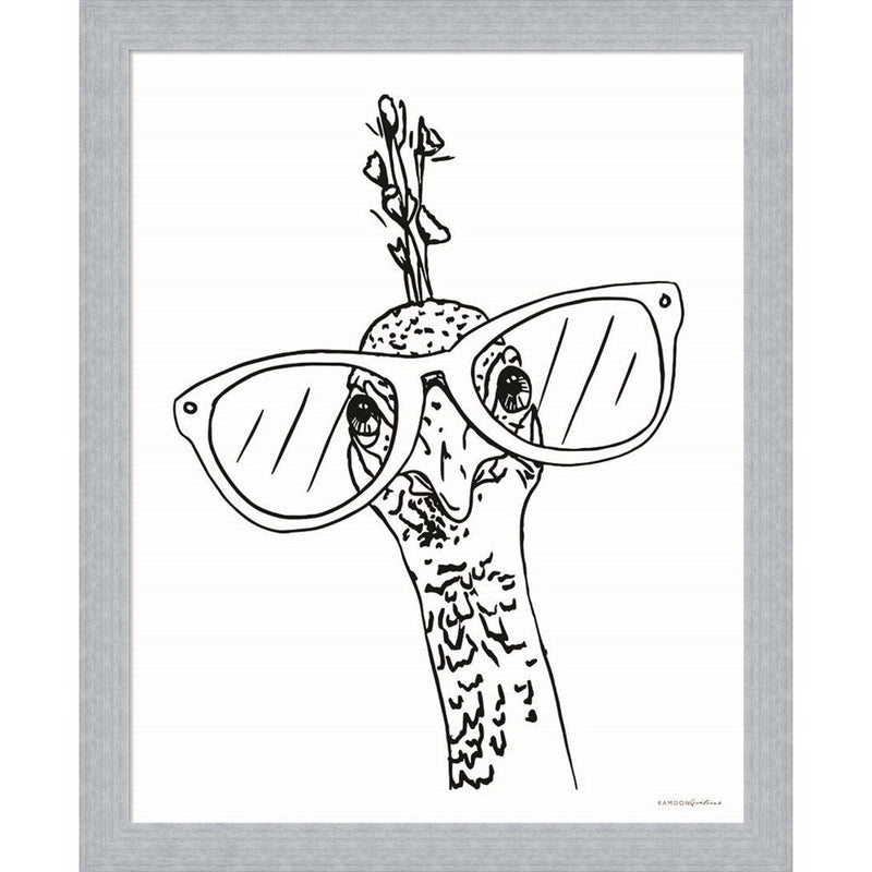 A Little Peacocky II by Kamdon Kreations, Framed Art