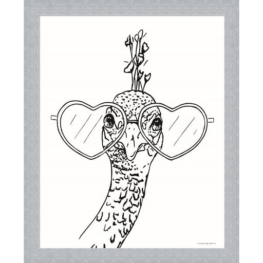 A Little Peacocky III by Kamdon Kreations, Framed Art
