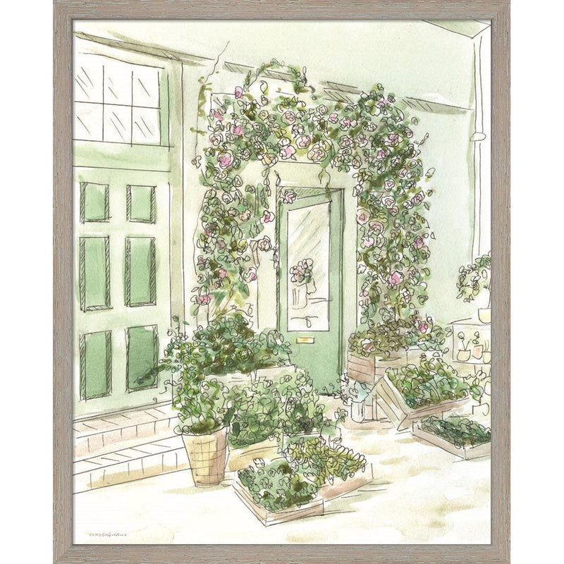 All the Green Things by Kamdon Kreations, Framed Art