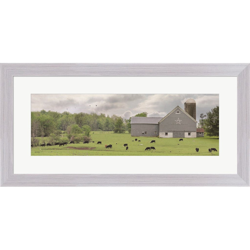Grazing Away by Lori Deiter, Framed Art
