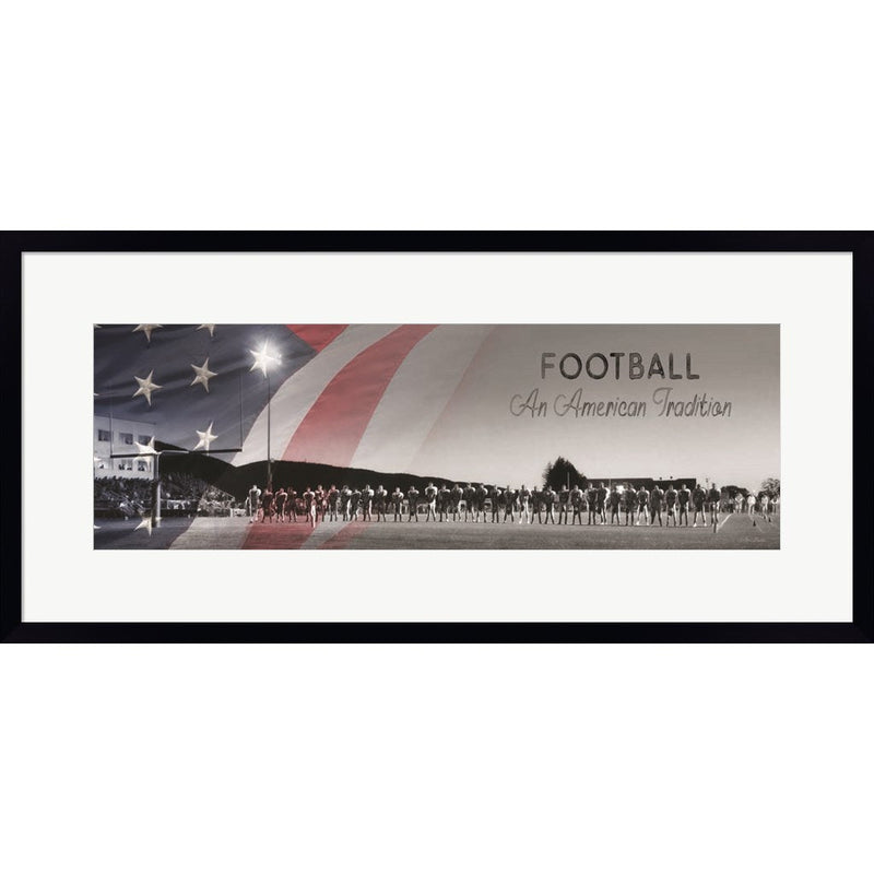Football - An American Tradition by Lori Deiter, Framed Art
