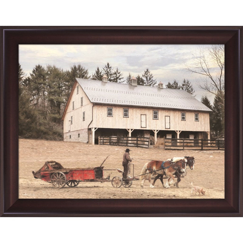 Winter Fertilizing by Lori Deiter, Framed Art