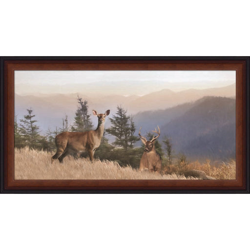 Cascade Mountain Deer by Lori Deiter, Framed Art