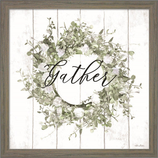 Gather Wreath by Lori Deiter, Framed Art