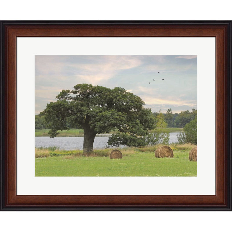 Summer Hay Harvest by Lori Deiter, Framed Art
