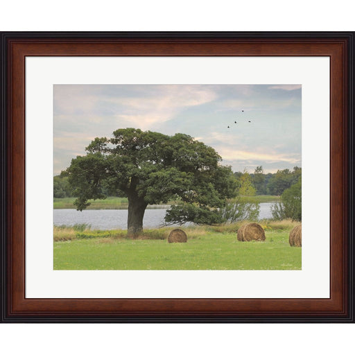 Summer Hay Harvest by Lori Deiter, Framed Art