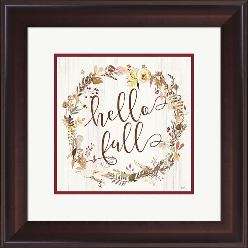Hello Fall by Lux + Me Designs, Framed Art