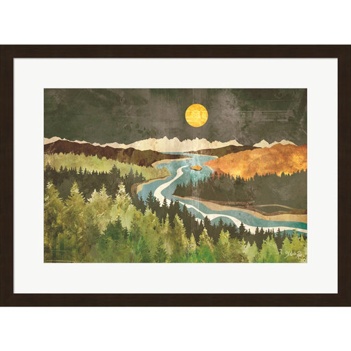 Mountain Moonlight by Marla Rae, Framed Art