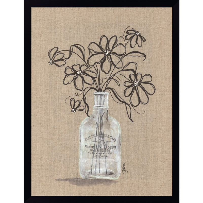 Sketchy Floral 1 by Julie Norkus, Framed Art