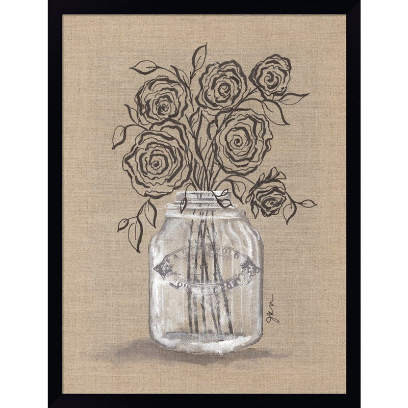 Sketchy Floral 2 by Julie Norkus, Framed Art