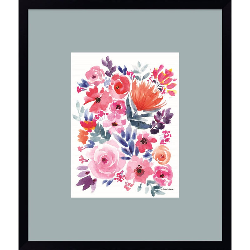 Vibrant Flowers I by Rachel Nieman, Framed Art