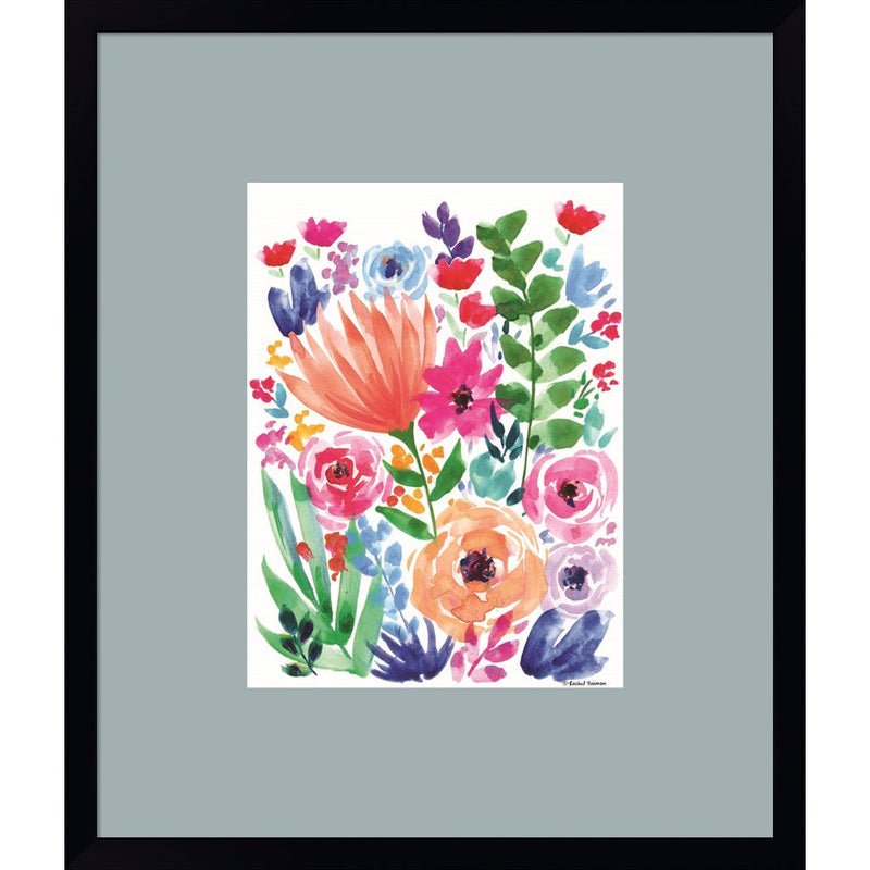 Vibrant Flowers II by Rachel Nieman, Framed Art
