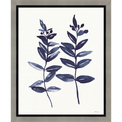 Nature in Indigo 3 by Stellar Design Studio, Framed Art