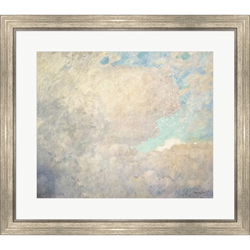 White Clouds Blue Sky by Stellar Design Studio, Framed Art