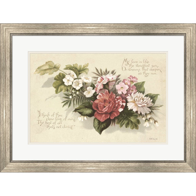 My Love is Like the Steadfast Sun by Stellar Design Studio, Framed Art