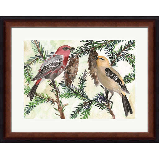 Bird and Branch Duet by Stellar Design Studio, Framed Art