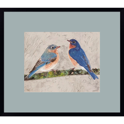 Eastern Bluebirds 2 by Stellar Design Studio, Framed Art