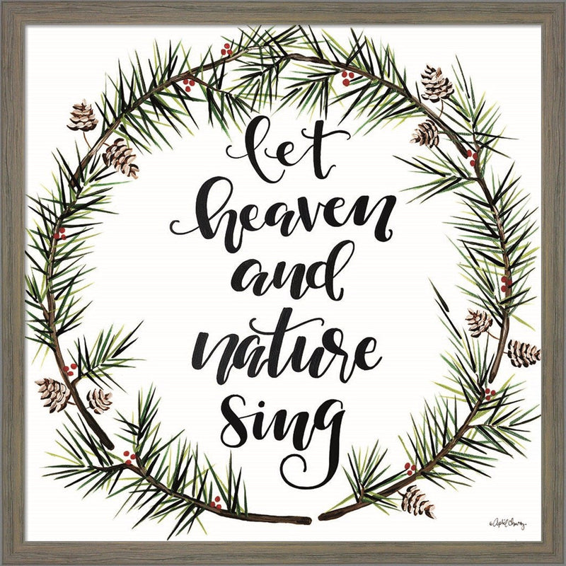 Let Heaven and Nature Sing by April Chavez, Framed Art