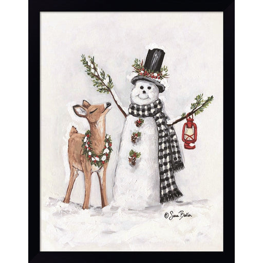 Frosty Friends I by Sara Baker, Framed Art