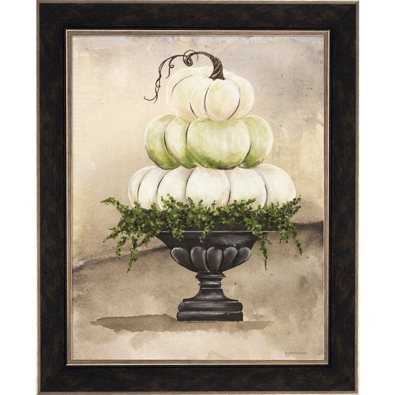 Triple Pumpkin Urn by Julie Norkus, Framed Art