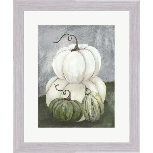 Sunny Day Pumpkins I by Julie Norkus, Framed Art