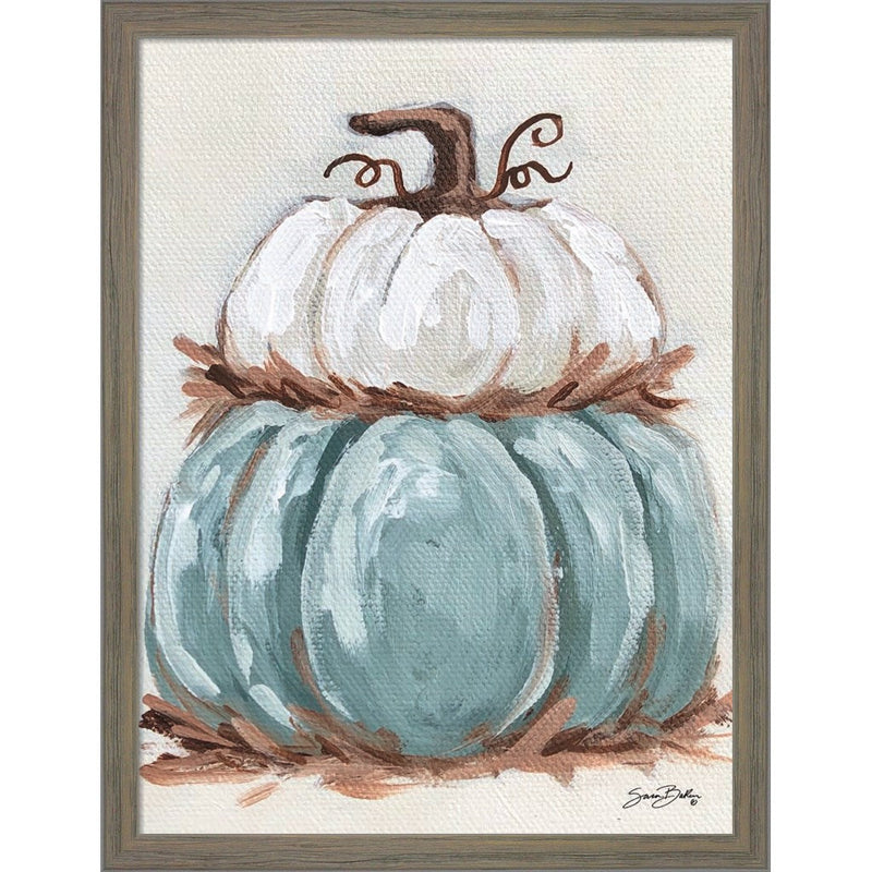Pumpkin Stack II by Sara Baker, Framed Art