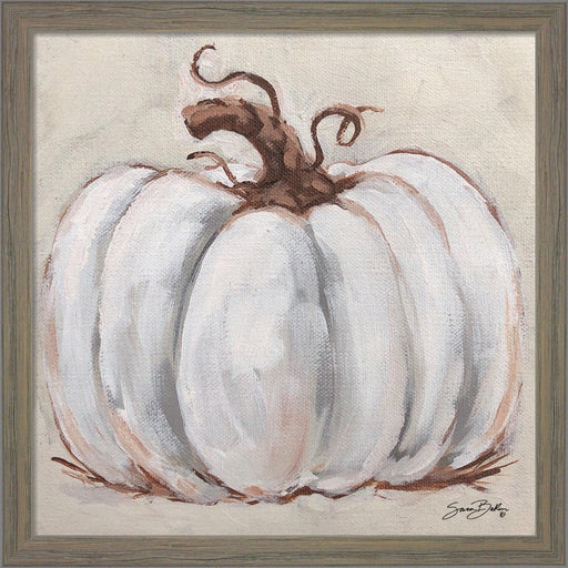 Pumpkin Close-Up I by Sara Baker, Framed Art