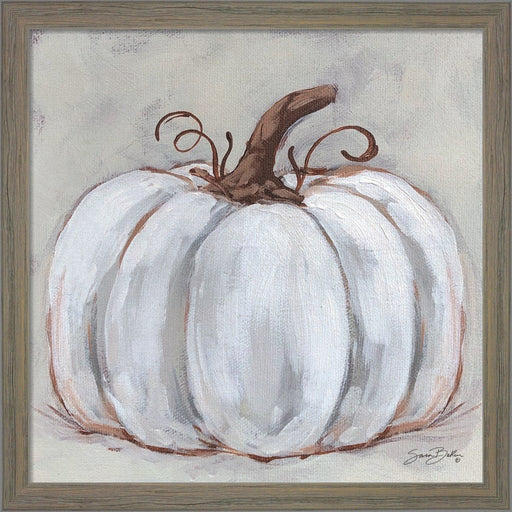 Pumpkin Close-Up II by Sara Baker, Framed Art