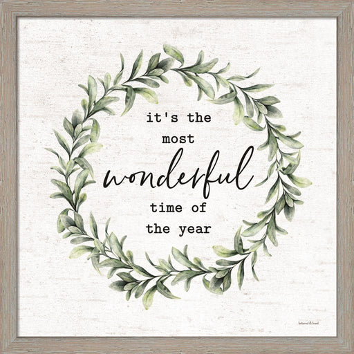 Wonderful Time of the Year by Lettered & Lined, Framed Art