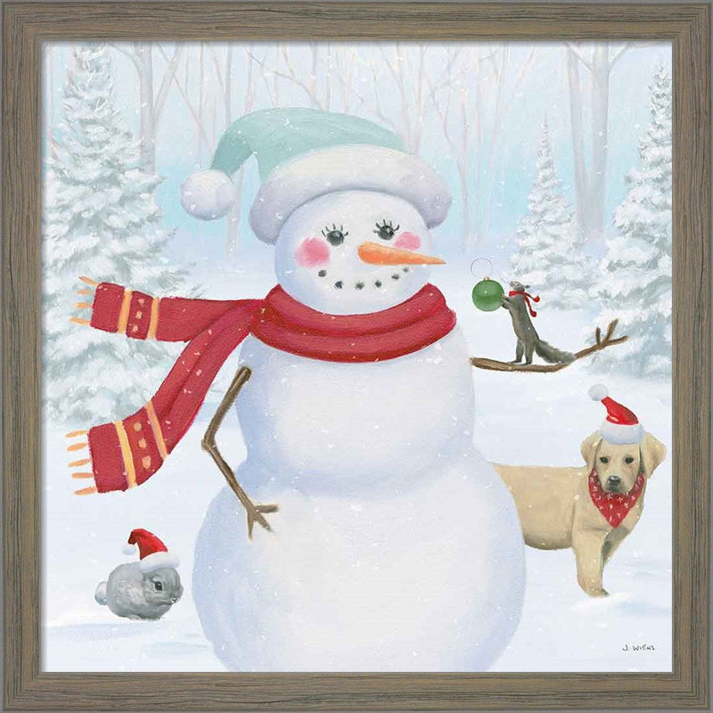 Dressed for Christmas III Crop by James Wiens, Framed Art