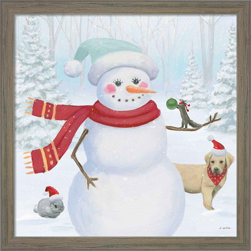 Dressed for Christmas III Crop by James Wiens, Framed Art