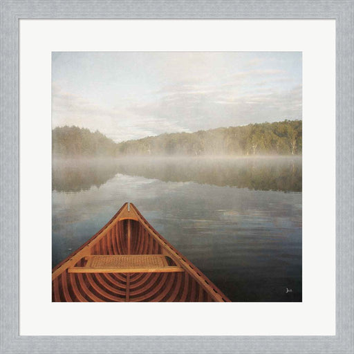 Calm Waters Canoe I by Jess Aiken, Framed Art