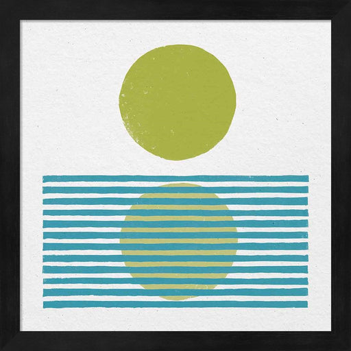 Reflection I Green by Moira Hershey, Framed Art